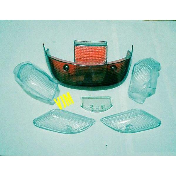 Mika Glass Stop Lamp Plus ไฟเบรคหน้าและหลัง F1Zr Vega R Old Rare