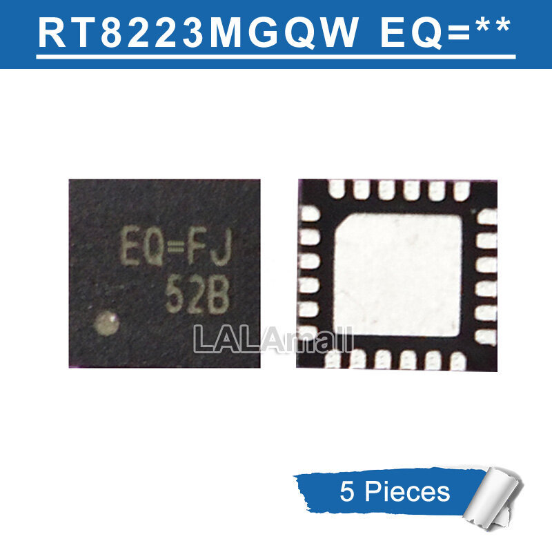 5pcs RT8223MGQW QFN24 RT8223M QFN QFN-24 Marking EQ=BD EQ=CM EQ=CE EQ=CG EQ=CJ EQ=EC EQ=DA EQ=DE EQ=