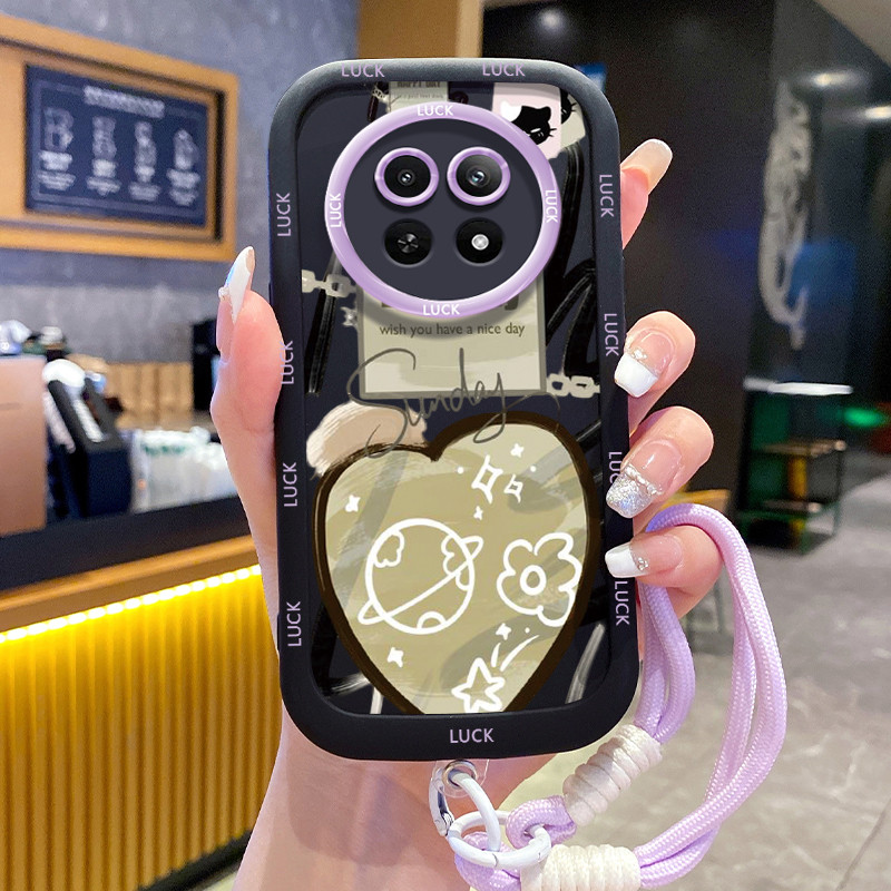 Realme 12 5G 13 5G C65 5G Narzo 70X 5G Narzo N65 5Gแฟชั่นพร้อมเชือกเส้นเล็ก