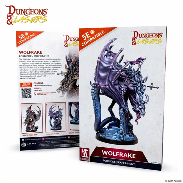 WOLFRAKE - DUNGEONS & LASERS - MINIATURE - ARHON STUDIO - DNL0082