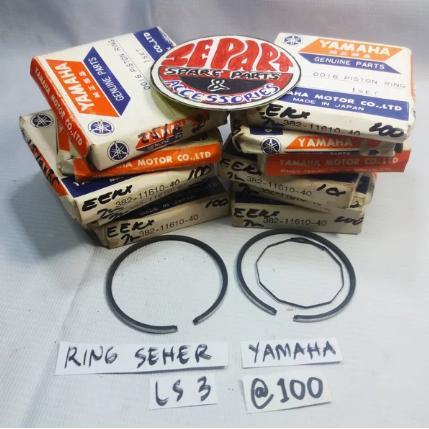 แหวน Sether Ls3 L2 ความหนา Yb100 381 Os 100 แหวนลูกสูบ L2G Yamaha Nos หายาก