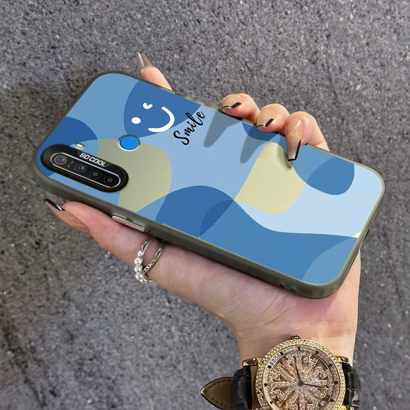 เคสสำหรับ Realme 5 5i 5s 6i C3 C3i เคสโทรศัพท์รอยยิ้มป้องกันการตกกันกระแทก
