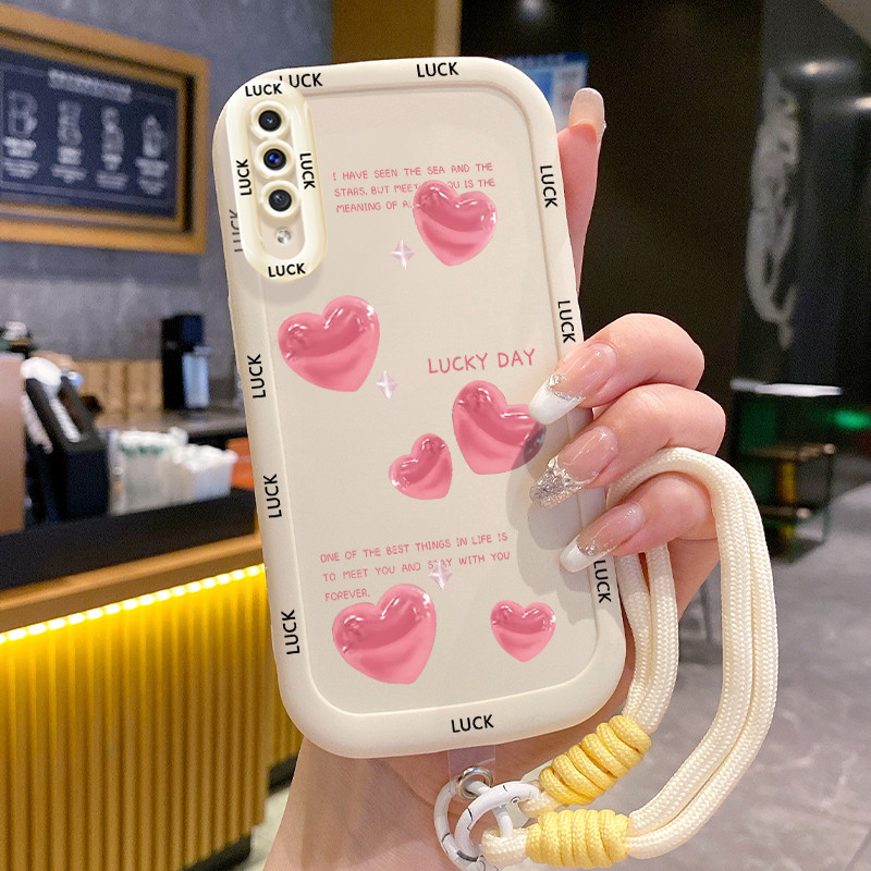 เคส Samsung A50 A50s A30s เคส Small Love พร้อมเชือกเส้นเล็ก
