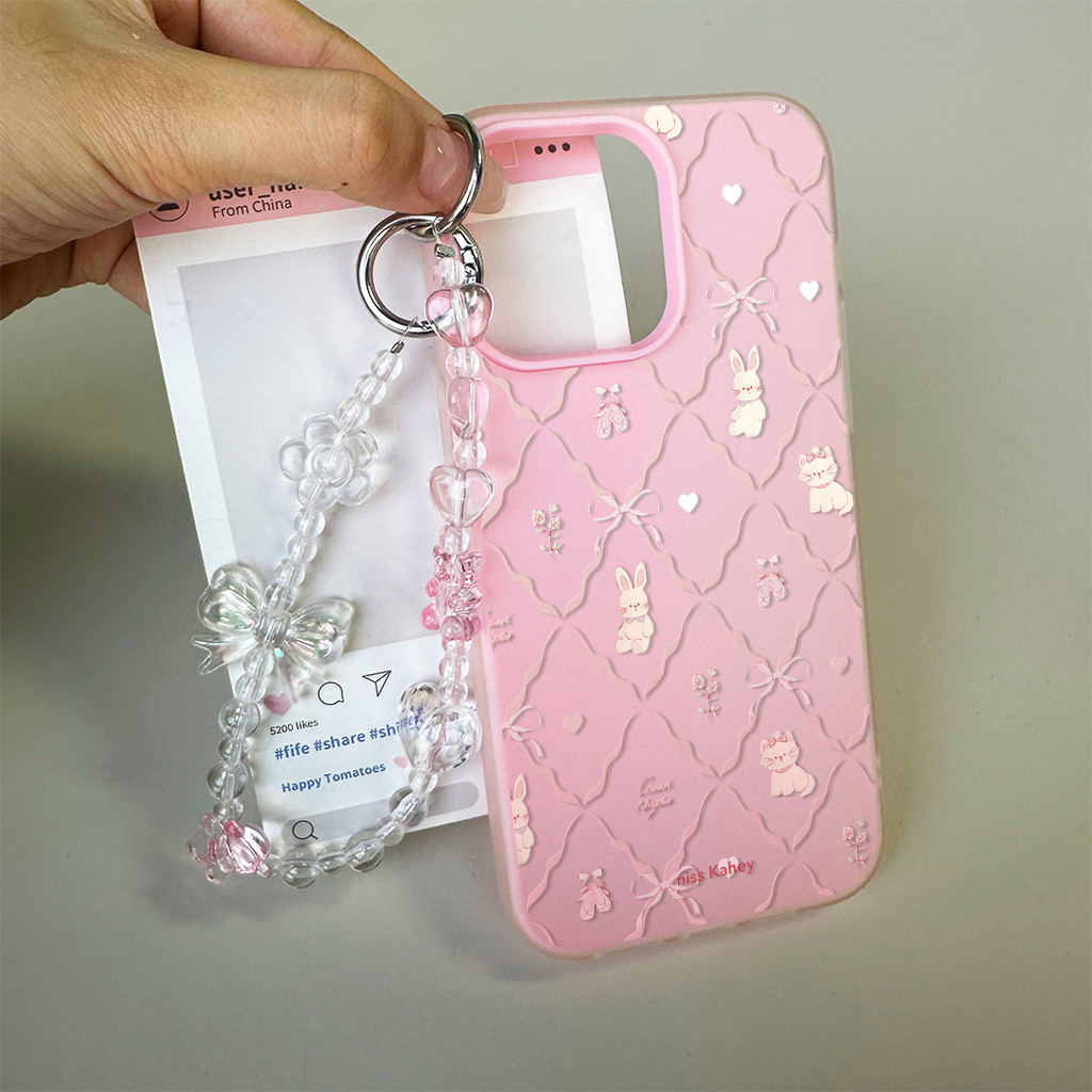 GANTUNGAN [K_Aliansi] เคสดอกไม้กระต่าย Infinix Smart 10 Hot 60 Pro Plus 9 8 Plus Note 50 Pro 5G Itel