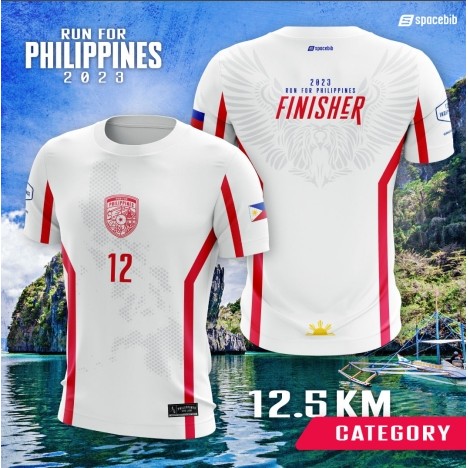 Run For Philippines 2023 12.5KM Tshirt Jersey