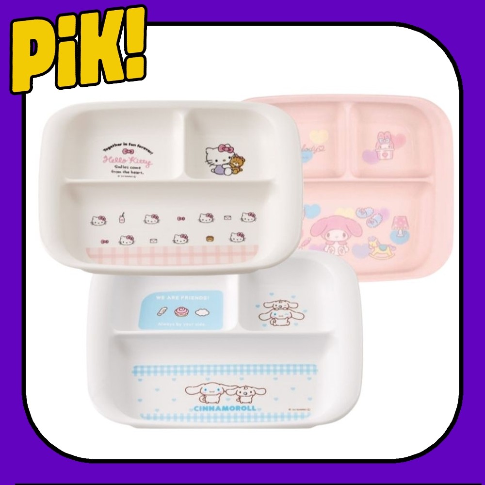 <SKATER> Sanrio Baby Plate Collection 470ml Hello Kitty,Cinnamoroll, Mymelody XP7AG