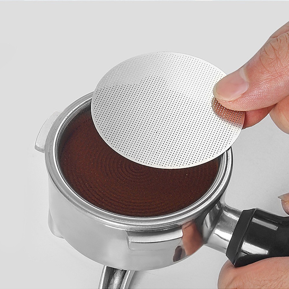 [GADE] 51 53 58mm Espresso Puck Screen Coffee Portafilter Basket StainlessSteel