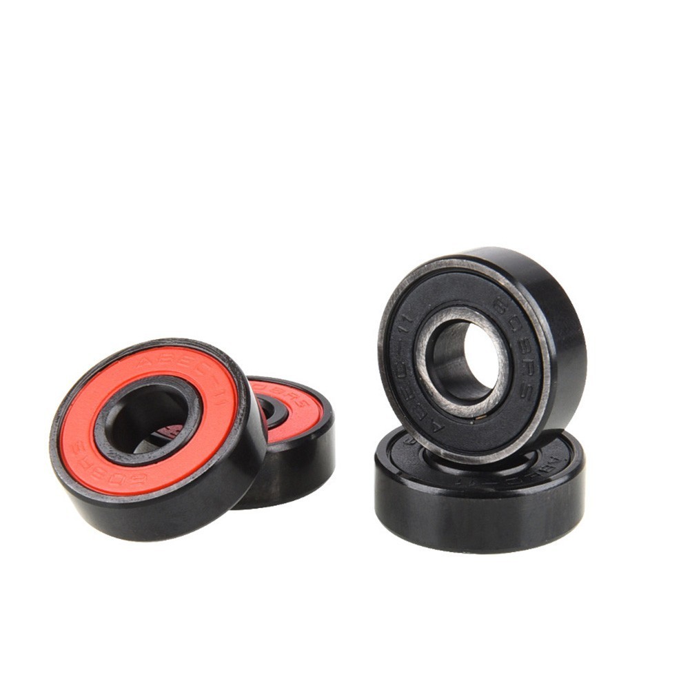 [BLOD]8 Skateboard Longboard Bearings ABEC 11 RED SHIELD สีดํา
