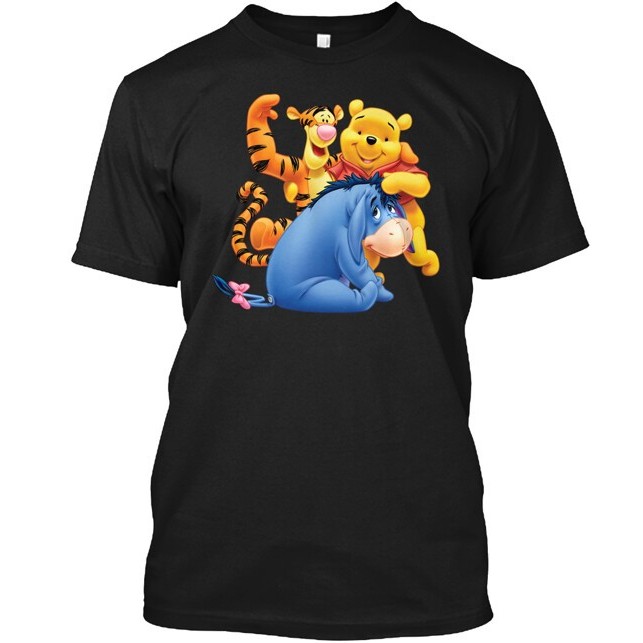 เสื้อยืด Winnie The Pooh Eeyore And Tiger