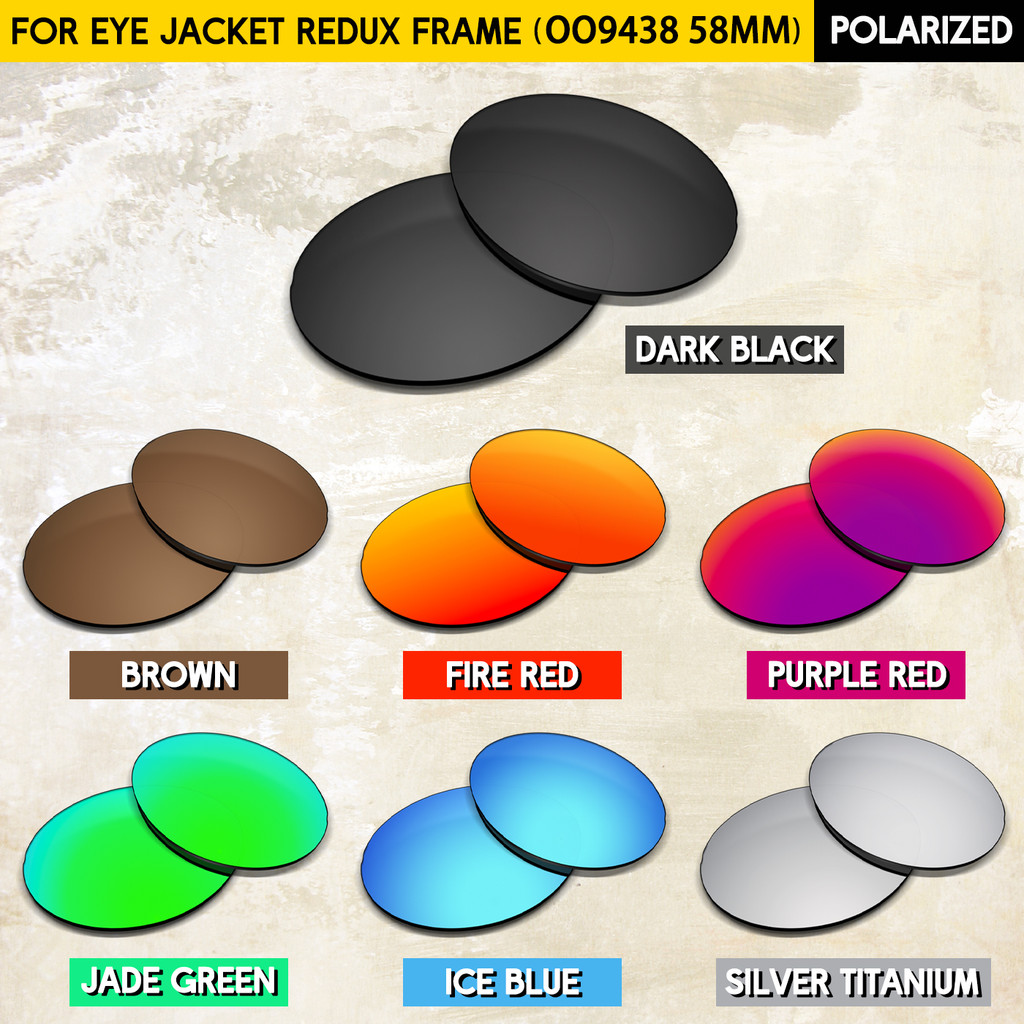 เลนส์ทดแทน Eye Jacket Redux OO9438 ป้องกัน UV 100%, พอดีและทนทาน