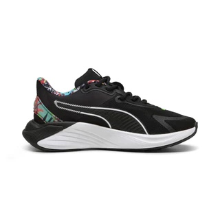 PUMA Training รองเท้าเทรนนิ่งพิมพ์ลาย PWR Hybrid Tropical สำหรับผู้หญิง สีดำ - 31146001