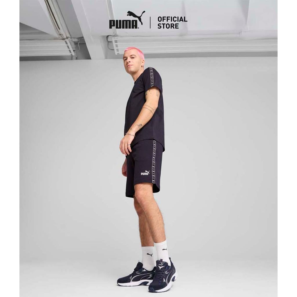 PUMA Basics Essentials Tape 9" Shorts Men สีฟ้า - 68468316