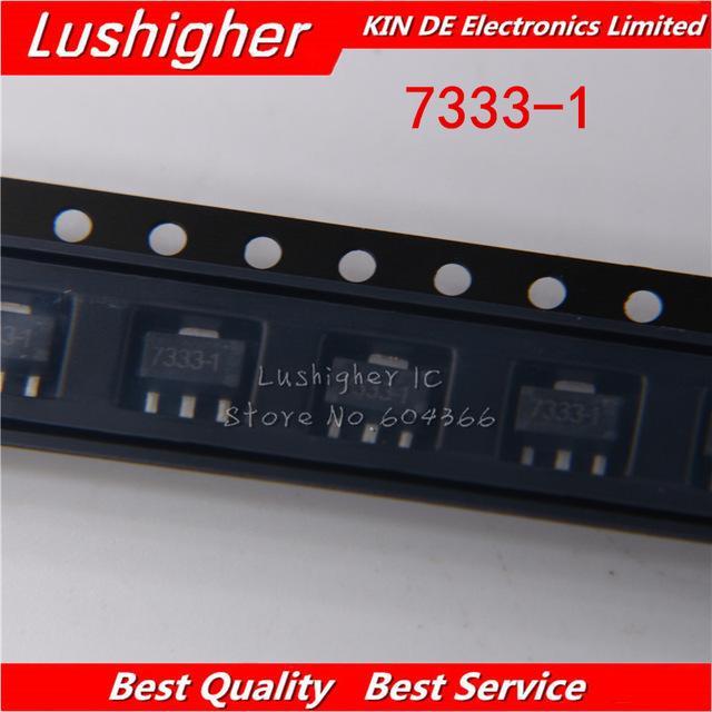 10PCS HT7333-A SOT-89 HT733-1 SOT89 HT7333 7333-1 SMD 7333A-1 IC ใหม่และต้นฉบับ