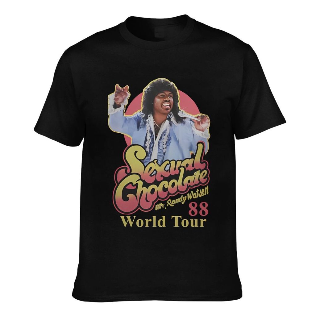 เสื้อยืดแฟชั่นฤดูร้อน Sexual 88 Trained World Randy Watson Eddie Murphy Movie Cotton Men Tshirt