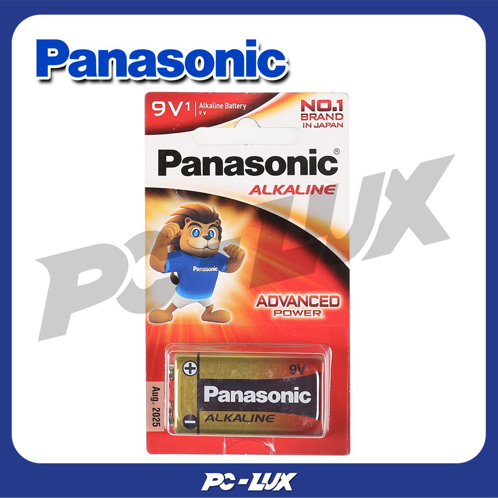 PANASONIC ถ่านอัลคาไลน์ รุ่น 6LR61T/1B 9V