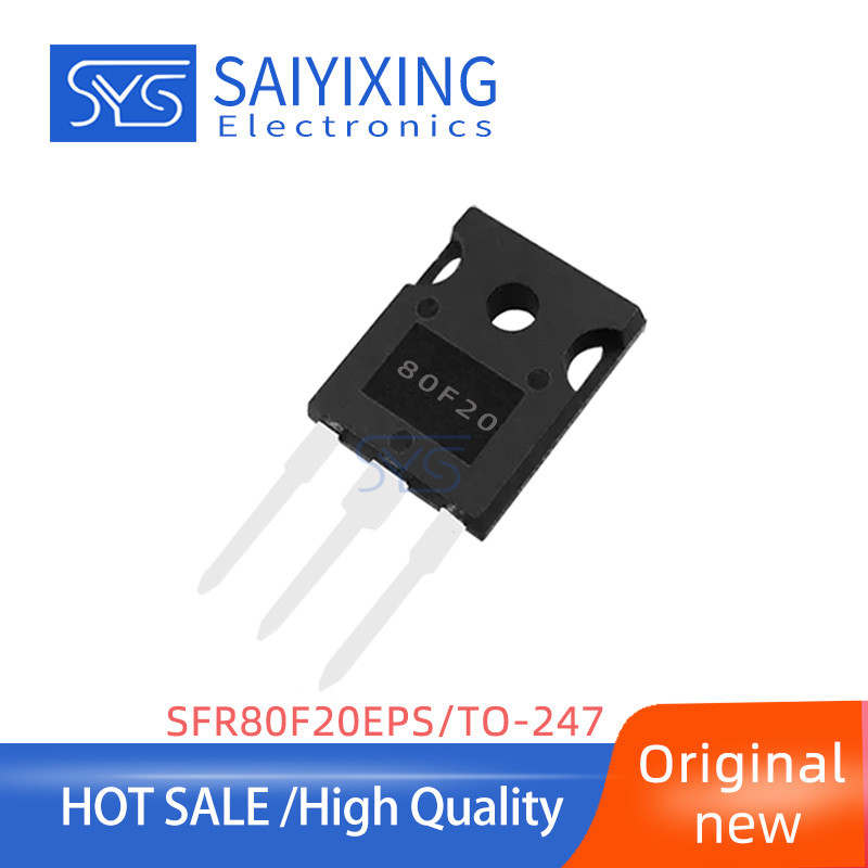 4PCS ใหม่ 80F20 SFR80F20EPS TO-247 Quick Recovery Diode 80A 200V Rectifier SFR80F20