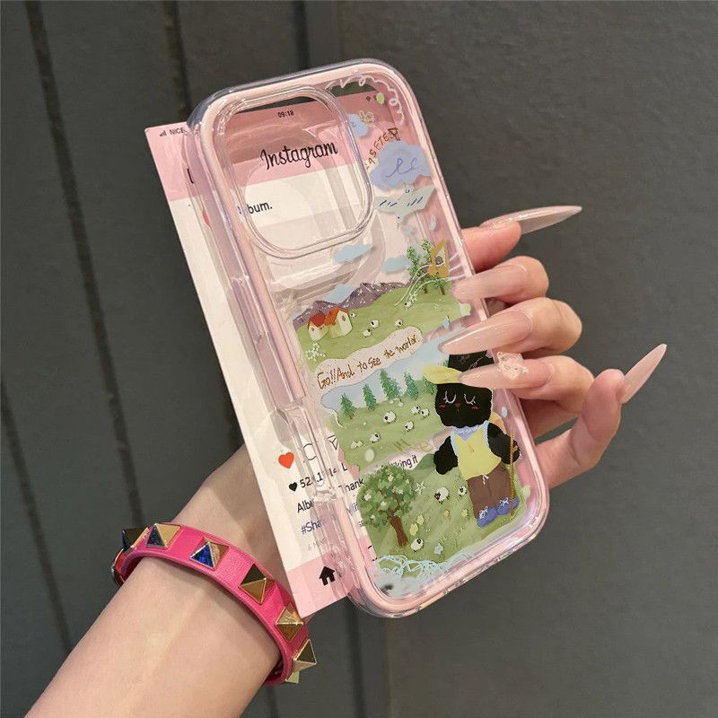 แฟนซีกระต่าย [Dm Case] เคส Iphone 17 Pro Max 16 15 14 Plus 16 15 14 13 12 Pro Max Ip13 Pm 11 Ckk Pop