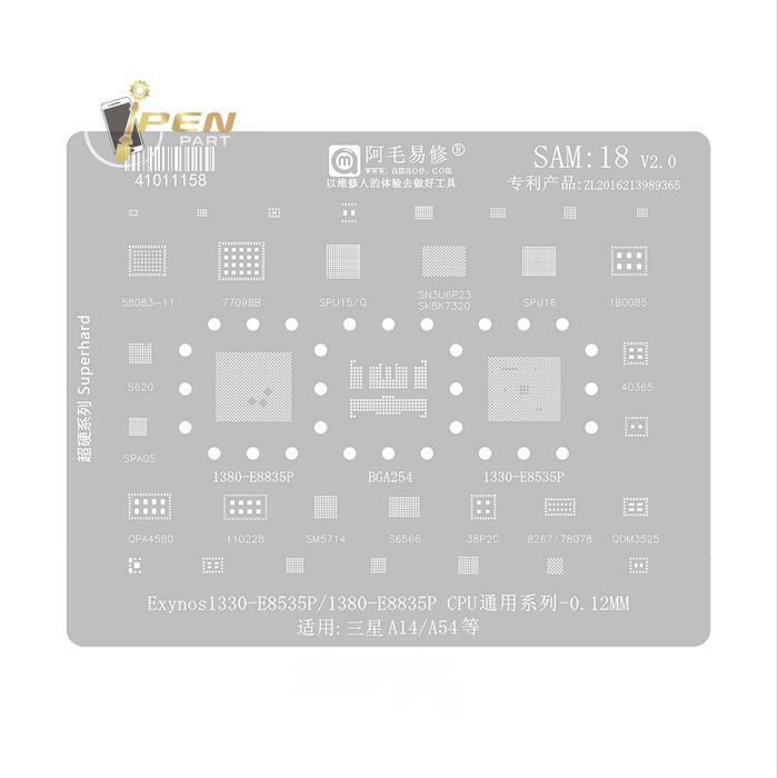 Exynos1330 Sam18 Sm5714 Amao Bga ลายฉลุ Original E8835P E8835