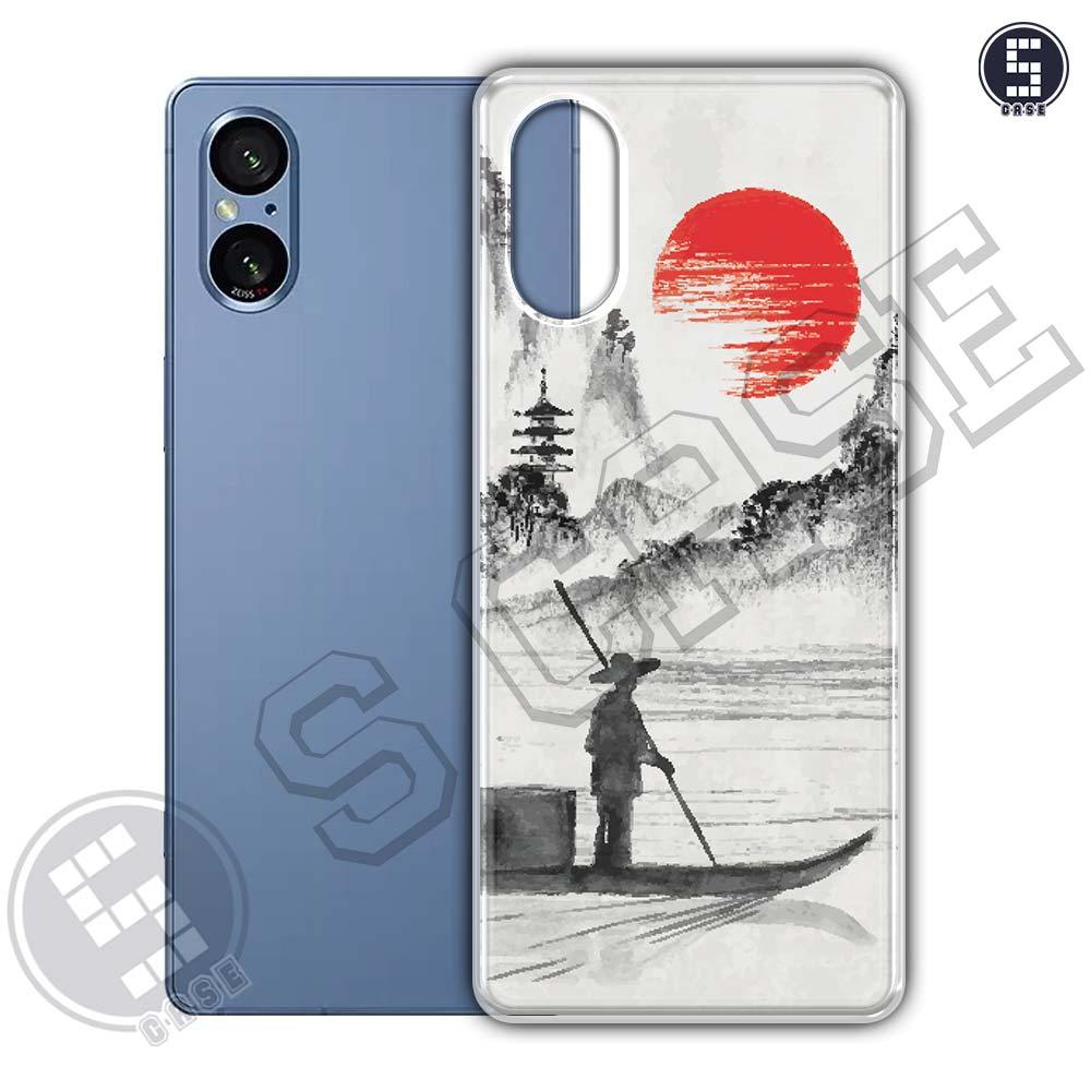 เคสสําหรับ Sony Xperia 5 V, Xperia 5 Mark 5 หลายรุ่น SLC24 ภาพวาดหมึก