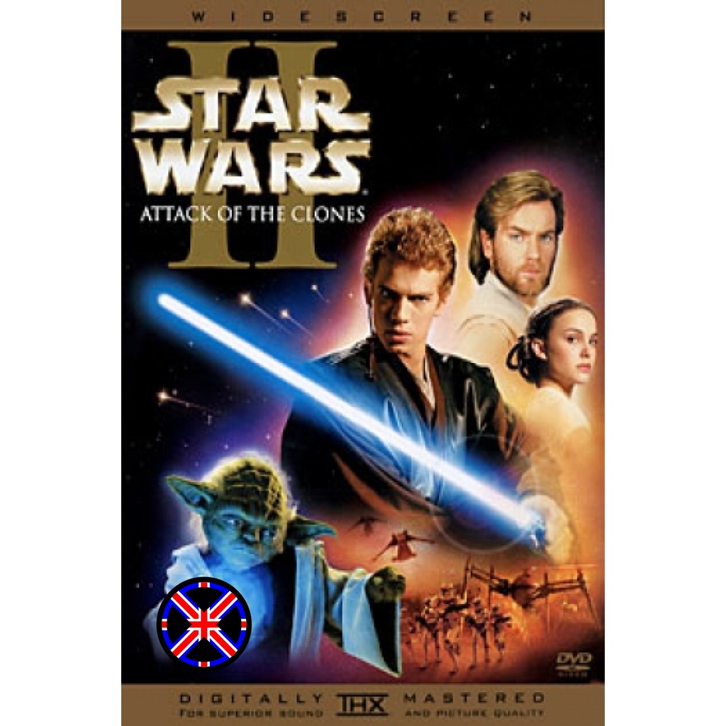 DVD Movie เสียงไทย 100% Star Wars Episode II - Attack of the Clones (2002) สตาร์ วอร์ส เอพพิโซด 2 กองทัพโคลนส์จู่โจม