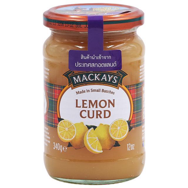 🌷 แม็คเคย์แยมเลมอน 340กรัม 🍃 0637793001053 🌻 Mackays Lemon Curd Jam 340g. 🌿 ของแห้งและเครื่องปรุง