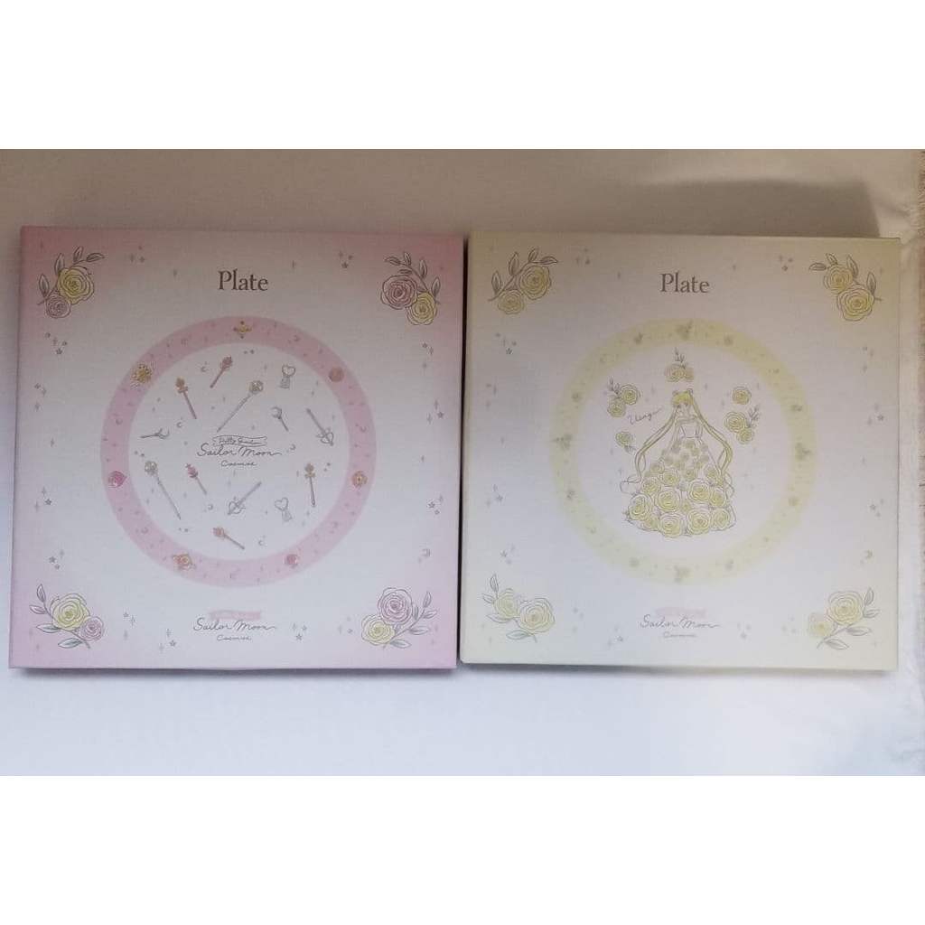 【Direct from Japan】[ใหม่] จานสะสม 3COINS รุ่นพิเศษ Sailor Moon (ชุด 2 ชิ้น)【Japan Exclusive】