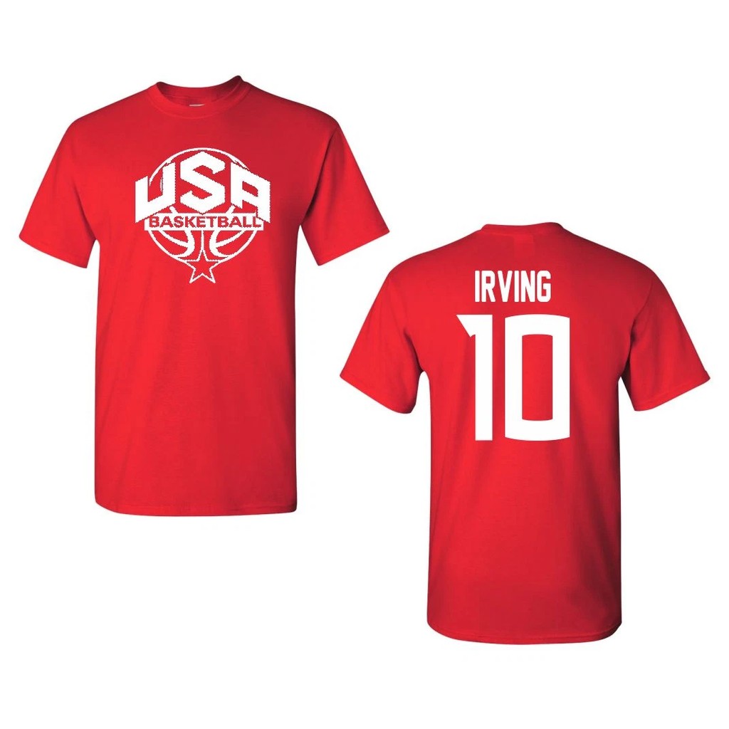 เสื้อยืดผู้ชายฤดูร้อน Kyrie Irving Mens Basketball T-shirt from the United States