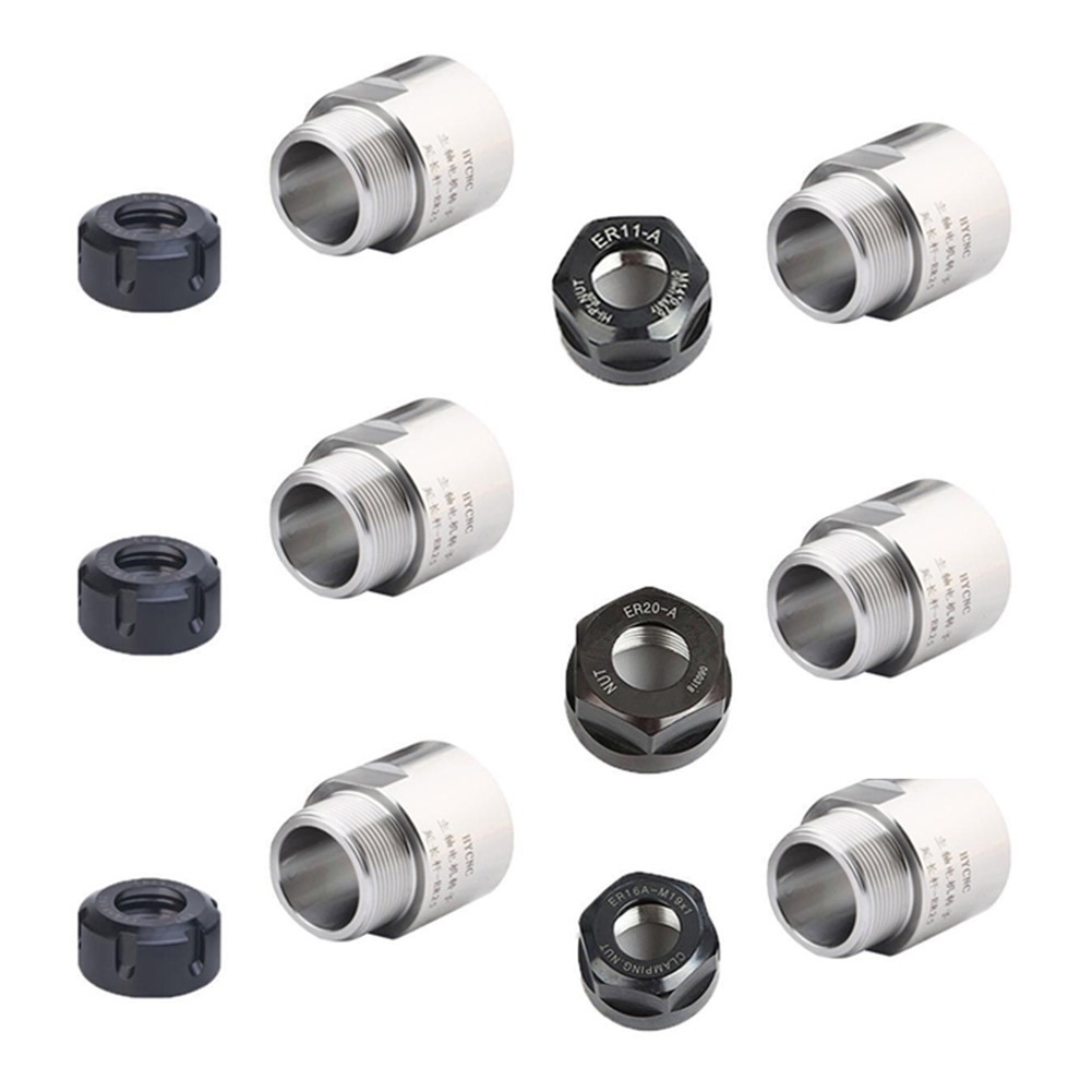 [FRT]อะแดปเตอร์เกลียว Er11 Er16 Er20 Er25 Er32 Collet Spindle Chuck สําหรับมอเตอร์สําหรับ ROTOR
