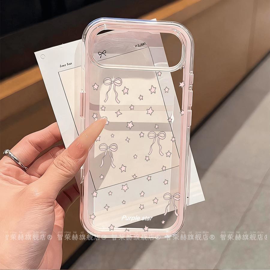 Girl Star Aesthetic Ribbon Casing Hp Redmi Note 15 Pro+ 5G Note 14 Pro 8 9 10 Pro 13 4G Note 11S 9S 