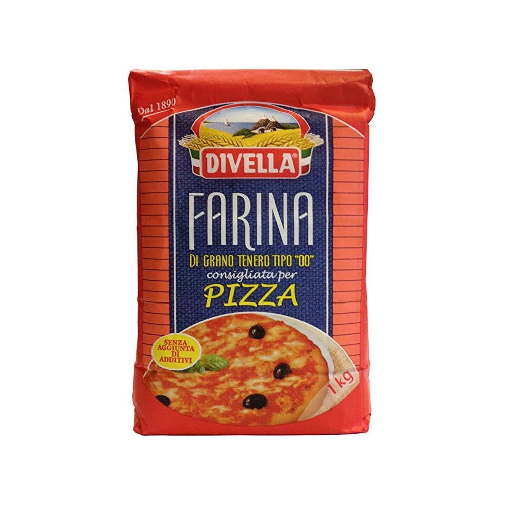 🐙 ดีเวลล่า แป้งพิซซ่า 1 กิโลกรัม 🐟 DIVELLA BRAND FLOUR PIZZA 1KG 🐞   🐒