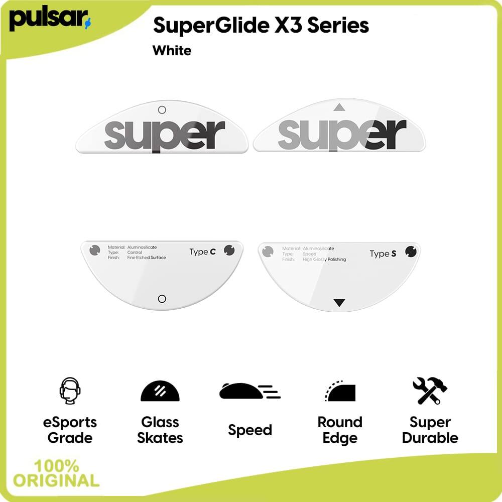 อุปกรณ์เสริมเมาส์สําหรับเล่นเกม - SuperGlide Pulsar SuperGlide Type-S / Type-C สําหรับ X3 Fast Aim P