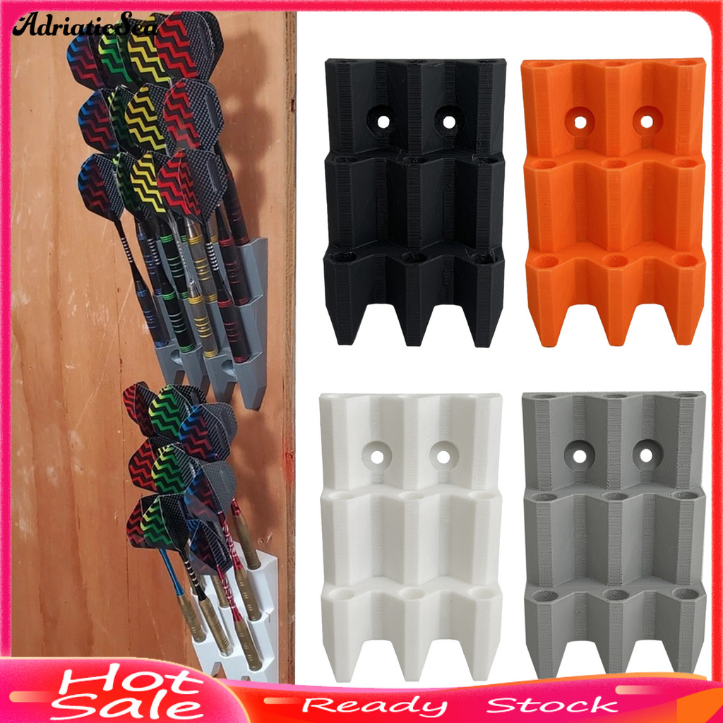 [COD]✯ติดผนัง Dart Organizer 9 Slot Dart Holder 3D พิมพ์ Dart Rack วันเกิดงานรื่นเริงของขวัญสําหรับ Dart Players – โปรปัง