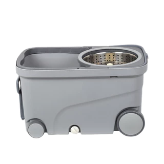 ชุดถังปั่นม็อบ พร้อมอะไหล่ผ้า 2 ชิ้น KASSA HOME รุ่น 6888888 สีเทา