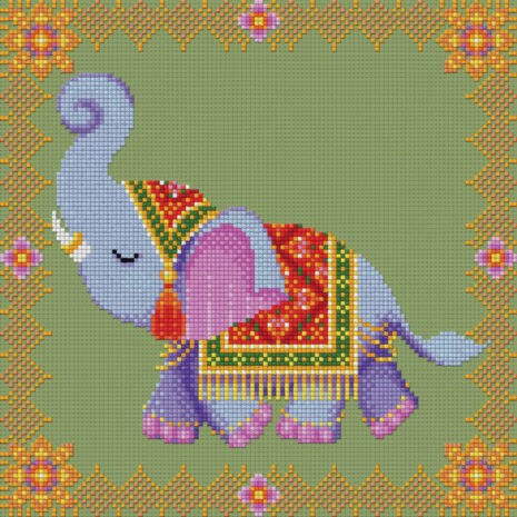 PINN SHOP ชุดปักครอสติช : Elegance Elephant [TP-04]
