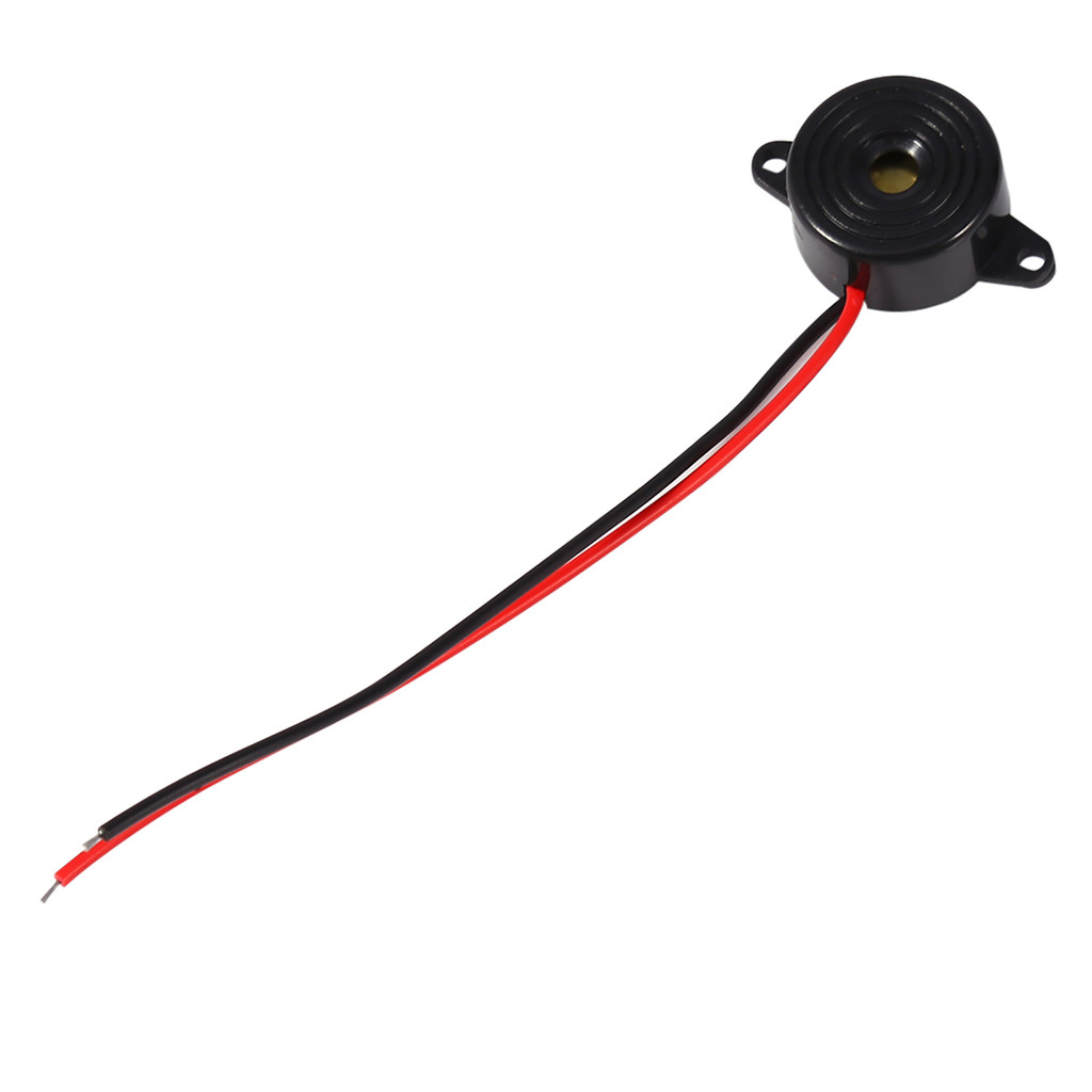 [Rococo1-TH] Sound Buzzer, Black 3V-24V Alarm Buzzer สําหรับเครื่องพิมพ์คอมพิวเตอร์