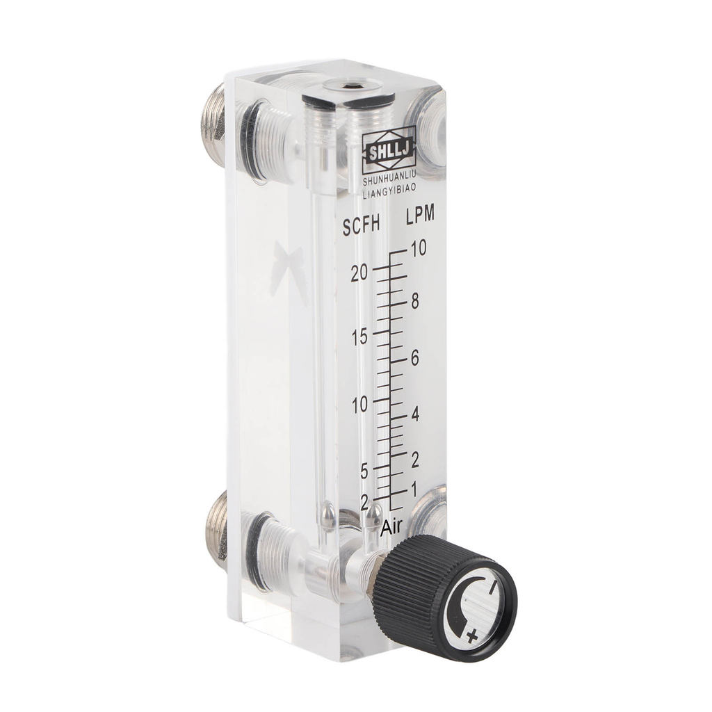 เครื่องวัดการไหลแก๊ส, แผงโรเตอร์ Chromeplate ทองเหลืองกันสนิม 0.6MPa ทํางานความดันประเภท Flowmeter L