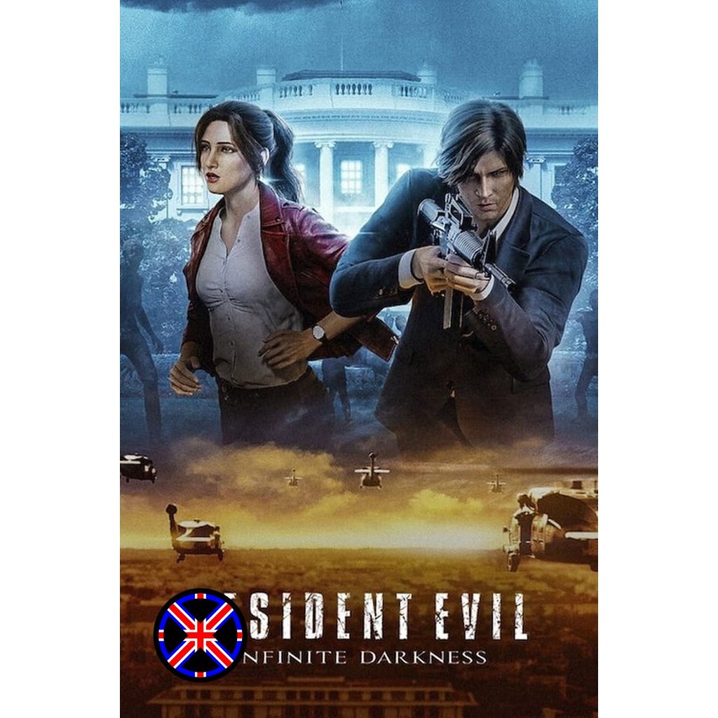 DVD Cartoon พากย์ไทยแท้ Resident Evil Infinite Darkness ผีชีวะ มหันตภัยไวรัสมืด (2021) ( 4 ตอนจบ)