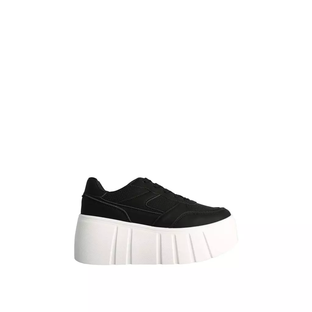 Villains SF LIFT Platform Casual Sneakers รองเท้าผ้าใบลำลองแพลตฟอร์มผู้หญิง ส้นสูง 3.1"