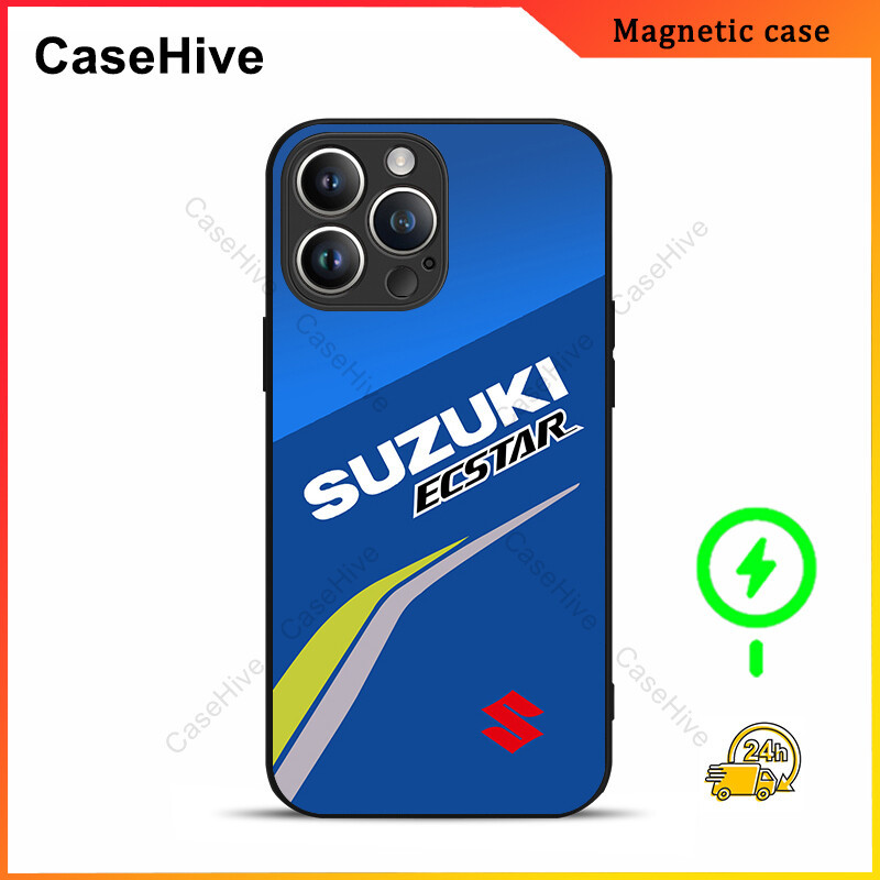 เคสโทรศัพท์ทีม Suzuki ECSTAR MotoGP สําหรับ iPhone 17 Pro Max / iPhone 16 Pro Max / 15 Pro Max / 13 