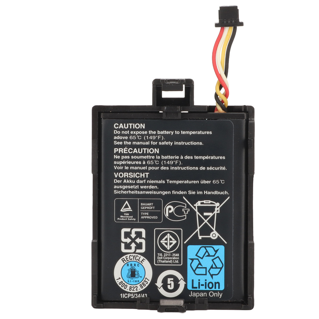 [Rococo1-TH] T40JJ 70K80 แบตเตอรี่ 3.7V 1.8Wh 500mAh ติดตั้งและใช้อย่างกว้างๆสําหรับ PERC H710 H710P