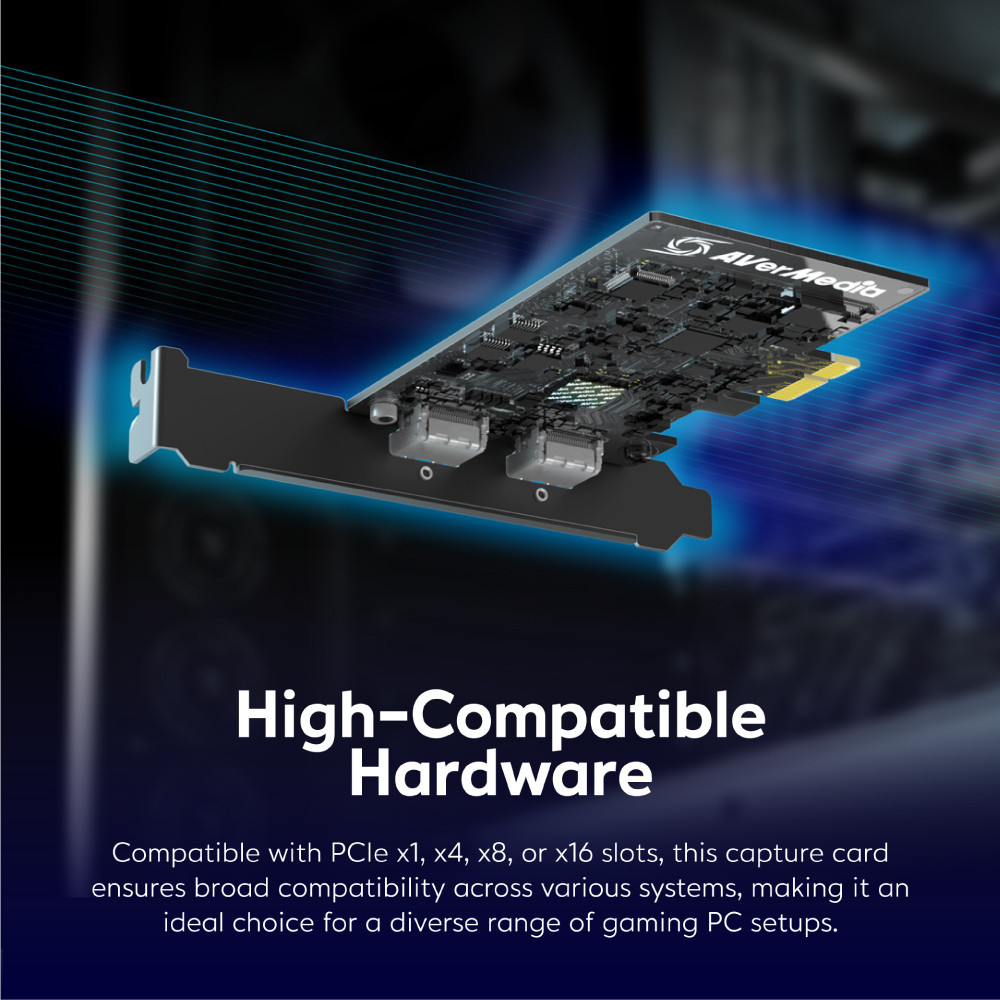 แคปเจอร์การ์ด AVER MEDIA GC571 LIVE STREAMER ULTRA HD ชนิดติดตั้งภายในสำหรับคอมพิวเตอร์_3
