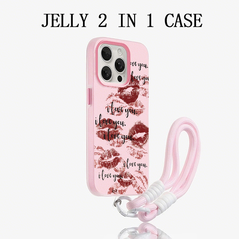 Jelly Color Letter Kiss Sign 2 In 1 Premiumcasing Redmi Note 14 4G 5G 15C 15 13C 14C 13X 13 A5 Gd2H1