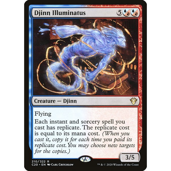 มายากล: The Gathering - Commander 2020 - Djinn Illumnus (210)