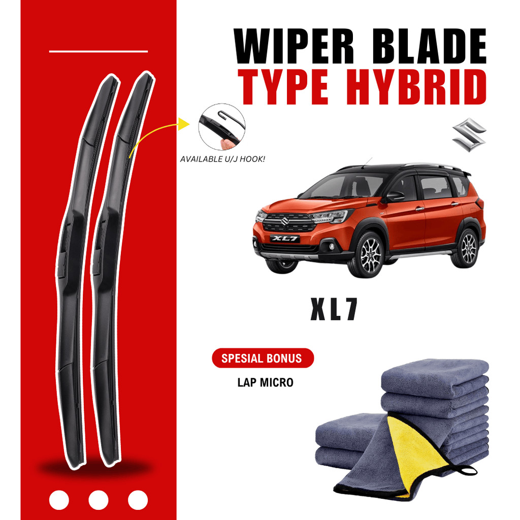 Suzuki XL7 Hybrid ที่ปัดน้ําฝนกระจกรถยนต์ฟรีผ้าไมโครไฟเบอร์