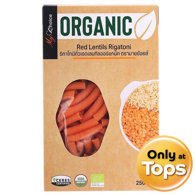 🏹 มายช้อยส์ริกาโทนีถั่วเลนทิลออร์แกนิค 250กรัม 🌠 My Choice Organic Red Lentils Rigatoni 250g. ⋆ 8853