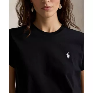Polo Ralph Lauren เสื้อยืดผู้หญิง รุ่น WMPOKNINCU21267 สีดำ