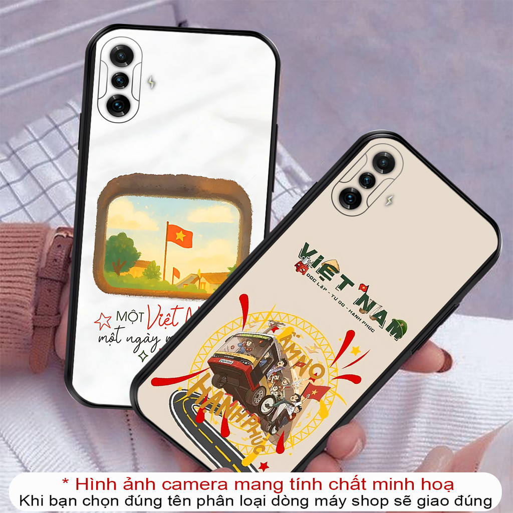 Redmi POCO F3 F4 GT K40 Redmi K40 Pro K40 K50 Gaming Vietnam Patriotic Red Flag Case