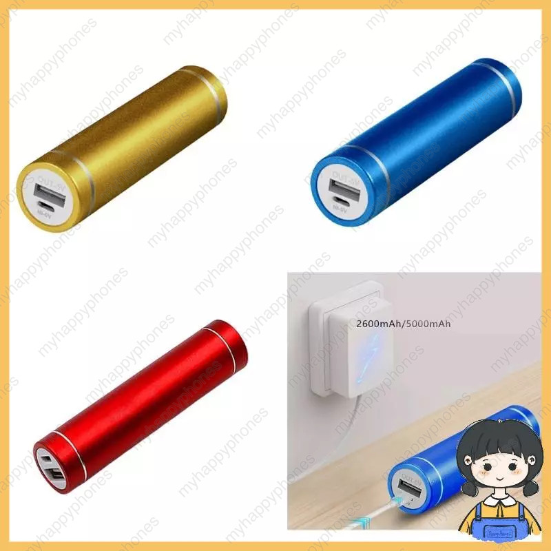 เคสพาวเวอร์แบงค์ DIY สำหรับถ่าน 18650 ทรงกลม วัสดุอลูมิเนียม แข็งแรงทนทาน