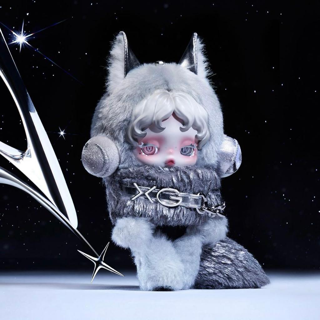 【Direct from Japan】[หางใหญ่] [หูรูปทรงสมมาตร] [ดวงตาสวยงาม] ตุ๊กตาแพนด้าหัวกะโหลก x XG【Japan Exclusive】