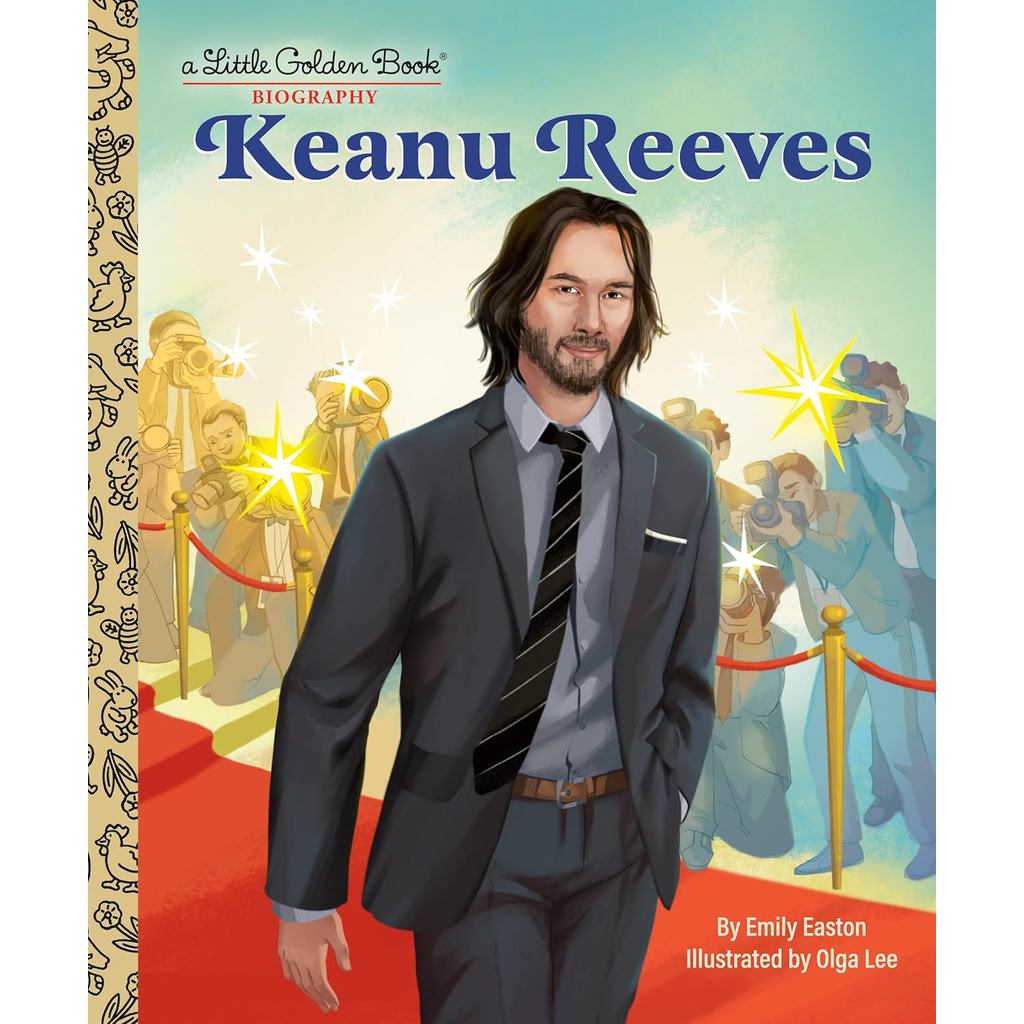 KEANU REEVES: A LITTLE GOLDEN BOOK BIOGRAPHY (HC) (9780593807965) c321 crma